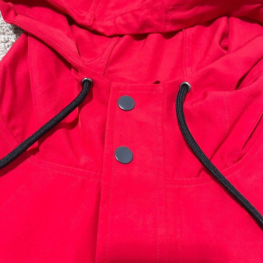 North Carolina State University Wolfpack Jacket Mens Large Red Grey Anorak NCAA - Picture 3 of 13